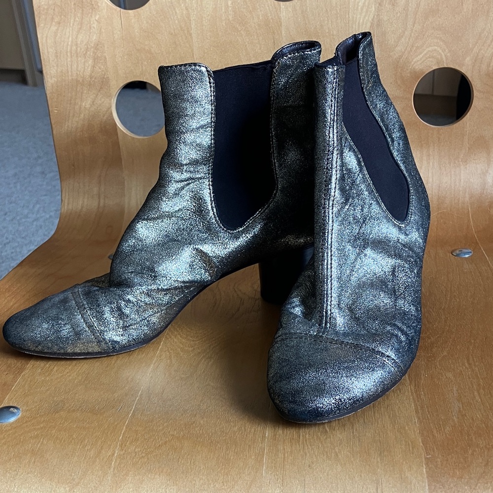 Isabel Marant silver heeled party boots - Picture 5 of 6